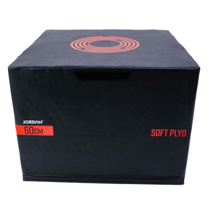24" Soft Plyo box (light grey/red)
