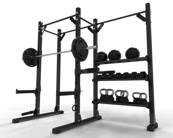Ultimate Strength Half Rack with Functional Storage